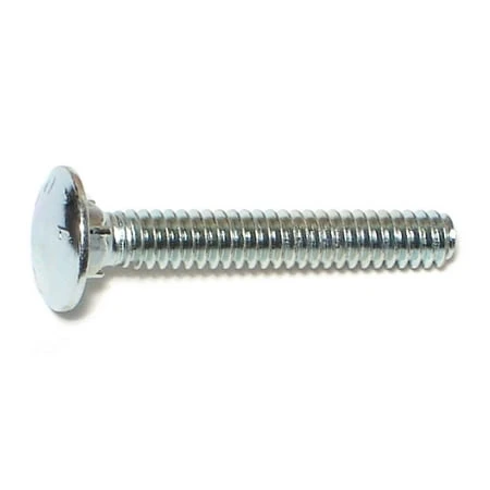 3/16-24 X 1-1/4 Zinc Plated Steel Coarse Thread Carriage Bolts