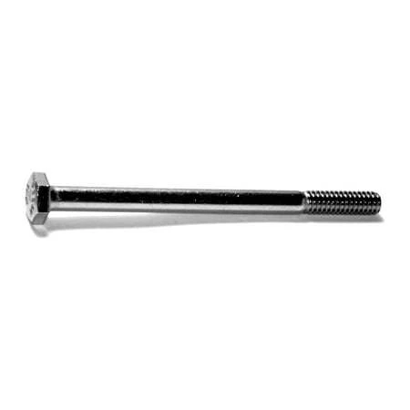 1/4-20 X 3-1/2 Stainless Steel Coarse Thread Hex Cap Screws - 18-8 Grade