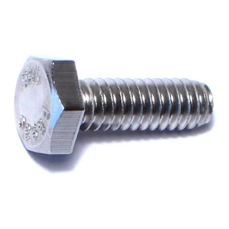 1/4-20 X 3/4 Stainless Steel Coarse Hex Cap Screws - 18-8 Grade