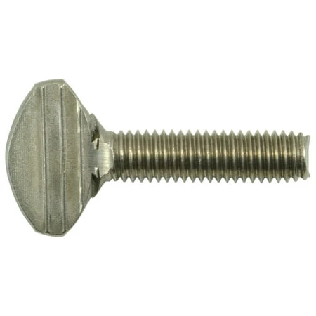 8mm-1.25 x 30mm A2 Stainless Steel Coarse Thread Thumb Screws (4 pcs.)
