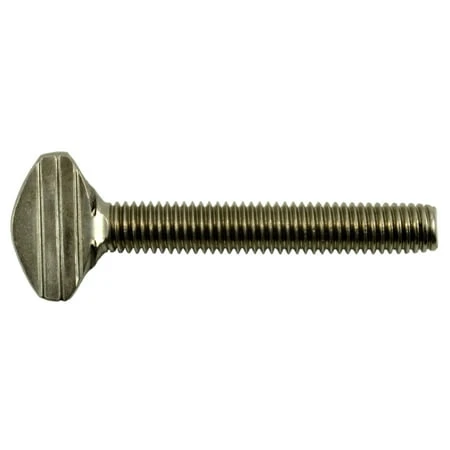 8mm-1.25 x 50mm A2 Stainless Steel Coarse Thread Thumb Screws (2 pcs.)