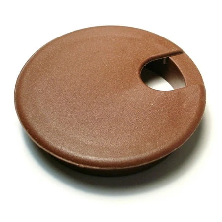 3  x 2-3/4  Brown Nylon Plastic Computer Grommets (2 pcs.)