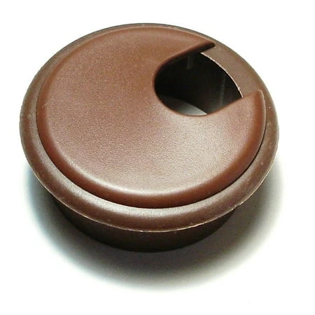 2  x 1-3/4  Brown Nylon Plastic Computer Grommets (2 pcs.)
