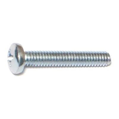 #8-32 x 1  Zinc Phillips Pan Head Machine Screws MSCPS-148 (125 pcs.)