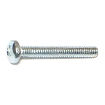 #8-32 x 1-1/4  Zinc Phillips Pan Head Machine Screws (100 pcs.)
