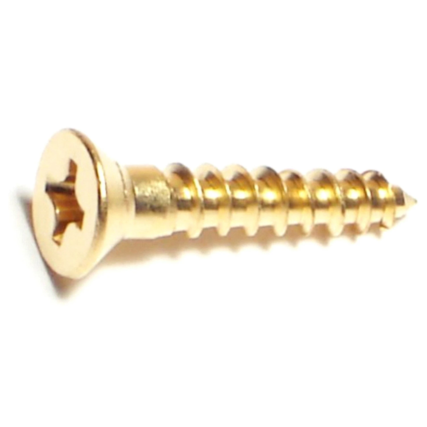 6 X 3/4 Inch Brass Phillips Flat Head Wood Screws - Durable And Versatile Fasteners