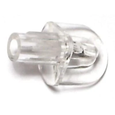 1/4  x 0.4  White Plastic Locking Shelf Supports (12 pcs.)