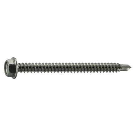#8-16 X 2 Stainless Steel Hex Head Self-drilling Screws - Durable Fasteners