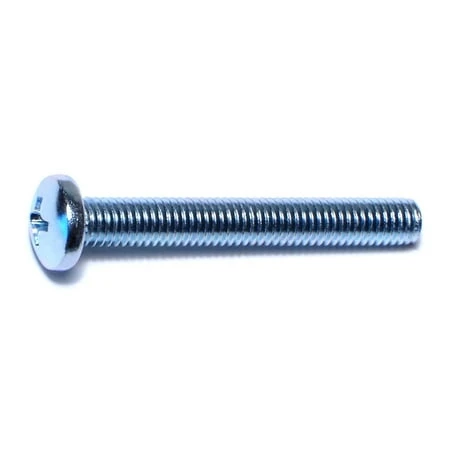 10-32 X 1-1/2 Zinc Plated Steel Phillips Pan Head Machine Screws
