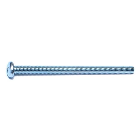 10-32 X 3 Zinc Plated Steel Phillips Pan Head Machine Screws - Fine Thread