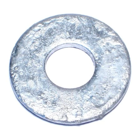 1/2 Inch Hot Dip Galvanized Grade 2 Steel Uss Flat Washers - 1-3/8 Inch Outer Diameter