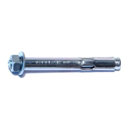 5/16  x 2-1/2  Zinc Plated Steel Hex Nut Sleeve Anchors SAHNS-101 (100 pcs)