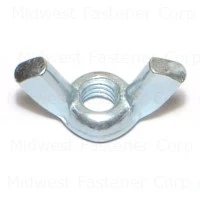 10-32 Zinc Cold Forged Wing Nuts - 100 Pack