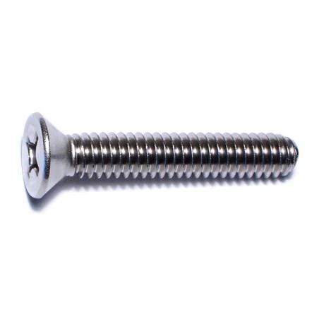 1/4-20 X 1-1/2 Inch Stainless Steel Phillips Flat Head Machine Screws