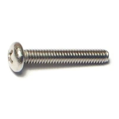 #8-32 X 1 Stainless Steel Phillips Pan Head Machine Screws - 18-8 Coarse Thread