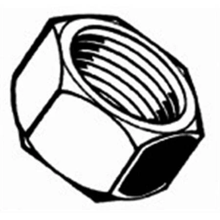 3/4-10 Yellow Zinc Grade 8 Coarse Hex Nuts - 10 Count Box