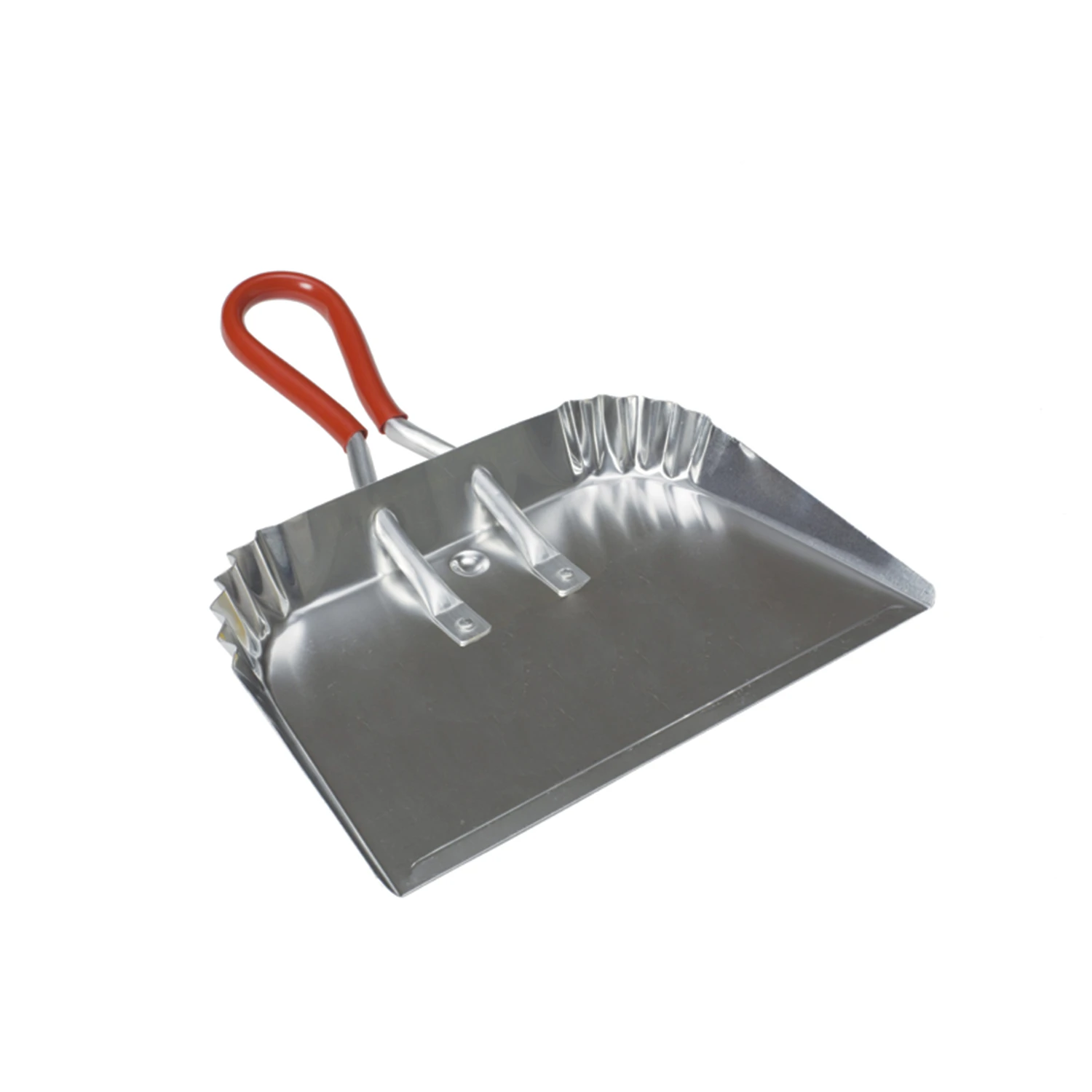 Heavy-Duty Aluminum Dustpan 17 Inch Wide Durable Construction for Efficient Cleaning