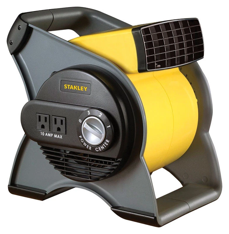 Stanley 3 Speed Electric Blower Fan With Pivoting Design And Dual Outlets