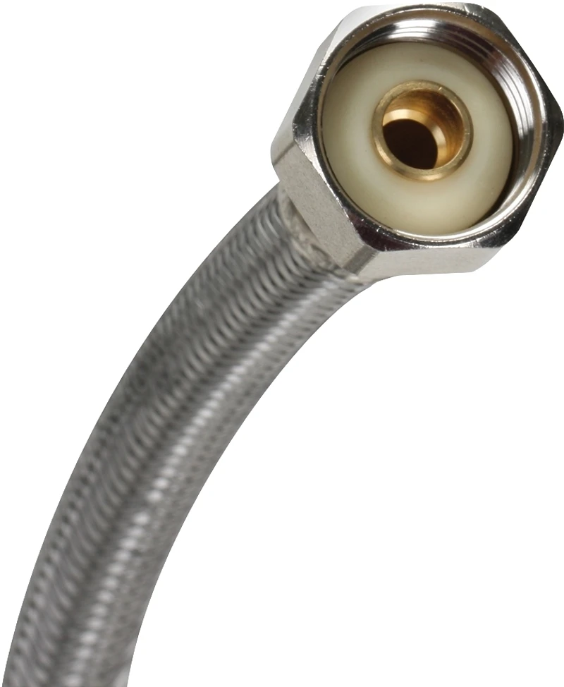 30 Inch Pvc Faucet Supply Line With Braided Stainless Steel Wire