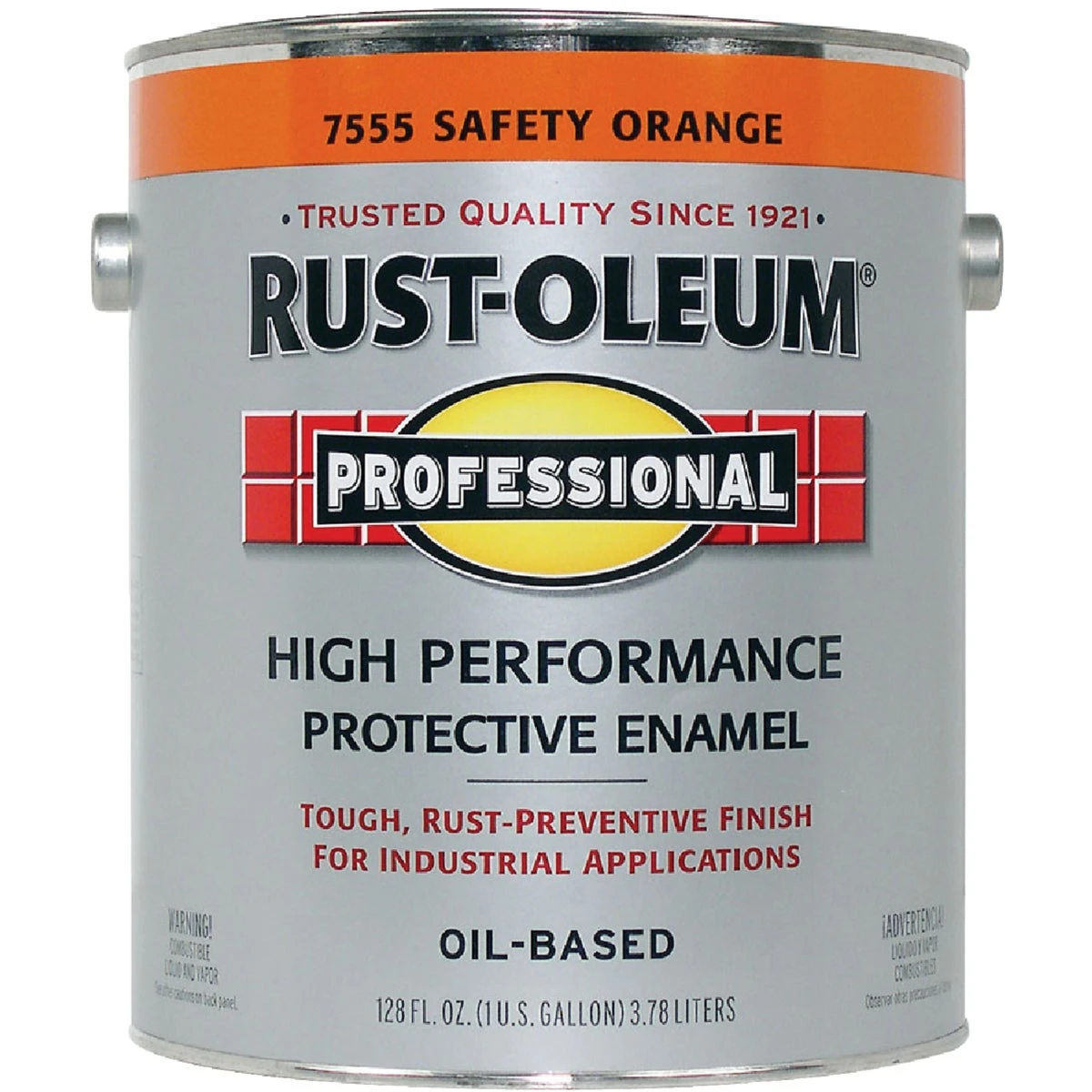 Oil-based Gloss Voc Formula Rust Control Enamel, Safety Orange, 1 Gallon