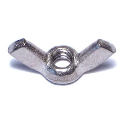 #6-32 X 23/32 Stainless Steel Cold Forged Wing Nuts - 18-8 Coarse Thread
