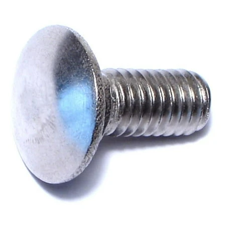 5/16-18 X 3/4 Stainless Steel Coarse Thread Carriage Bolts - 18-8 Grade