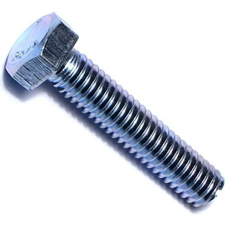 Premium Zinc Hex Tap Bolts - 100 Pack 5/16-18 x 1-1/2 Inch