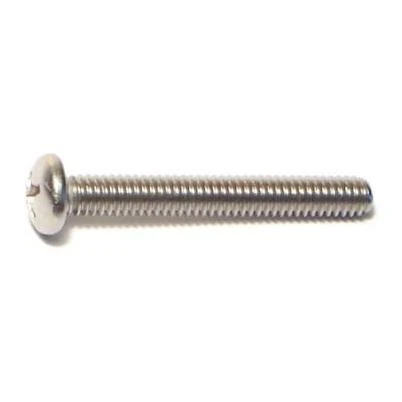 8-32 X 1-1/4 Stainless Steel Phillips Pan Head Machine Screws - 18-8 Coarse Thread