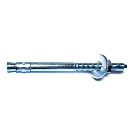 5/8  x 8-1/2  Zinc Concrete Wedge Stud Anchor Bolts WAS-120 (10 pcs)