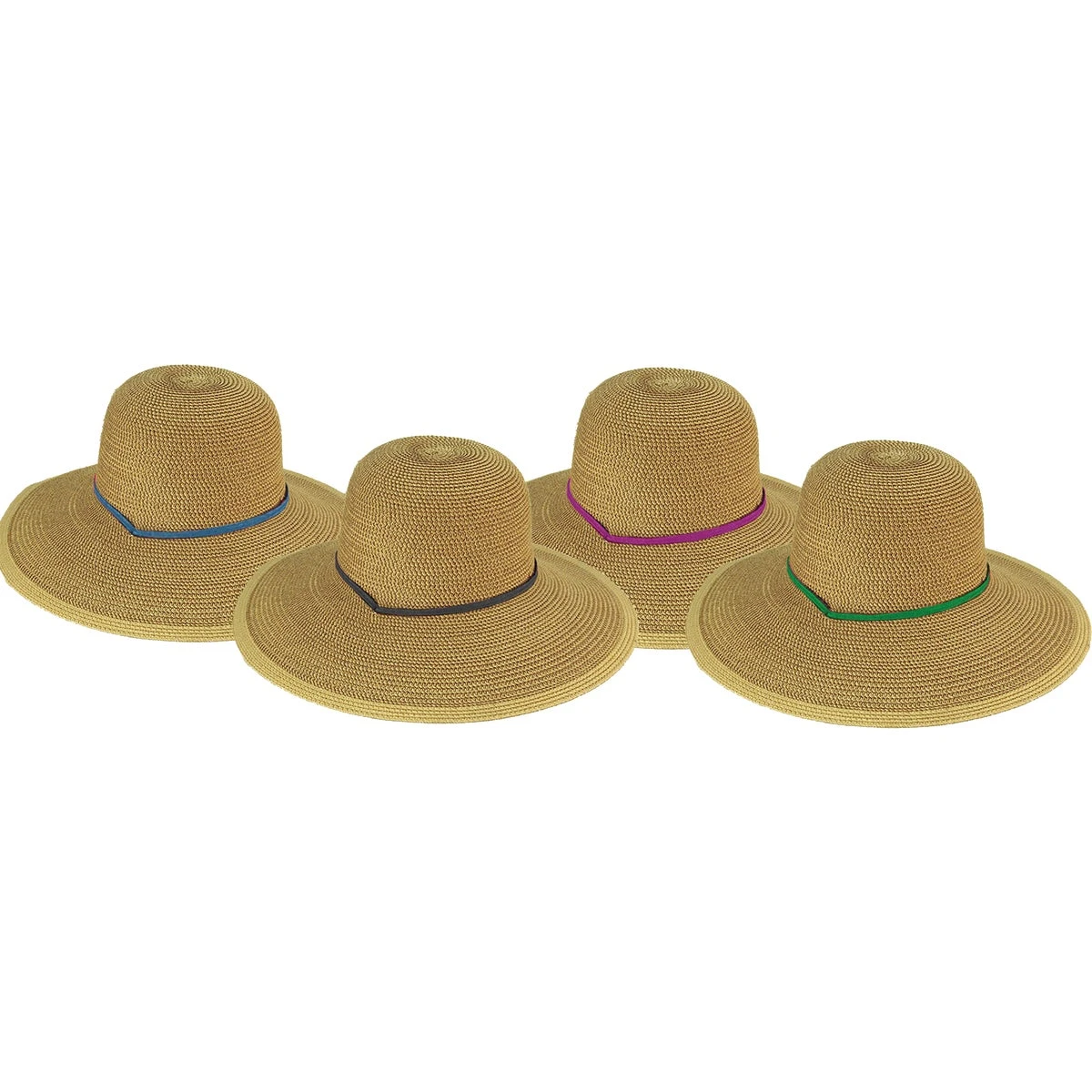 Straw Garden Hat With Ribbon - Model 42f6-ea-00