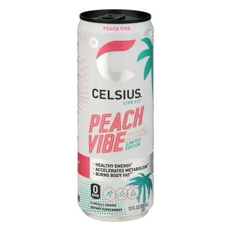 CELSIUS Zero Sugar Fitness Energy Drink - 12-Pack