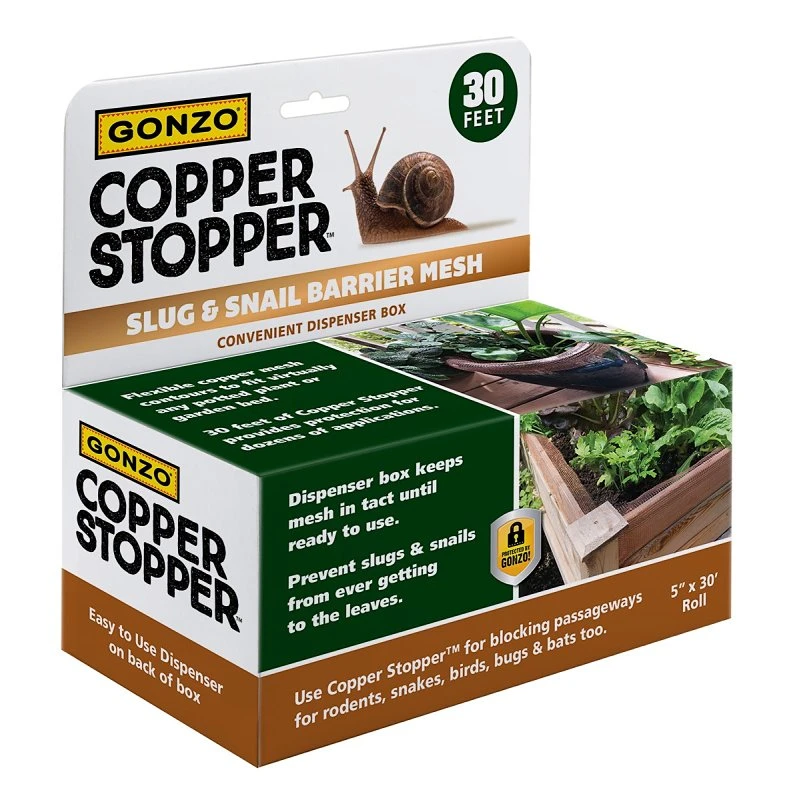 Copper Stopper 5 In. X 30 Ft. Slug & Snail Copper Mesh Barrier