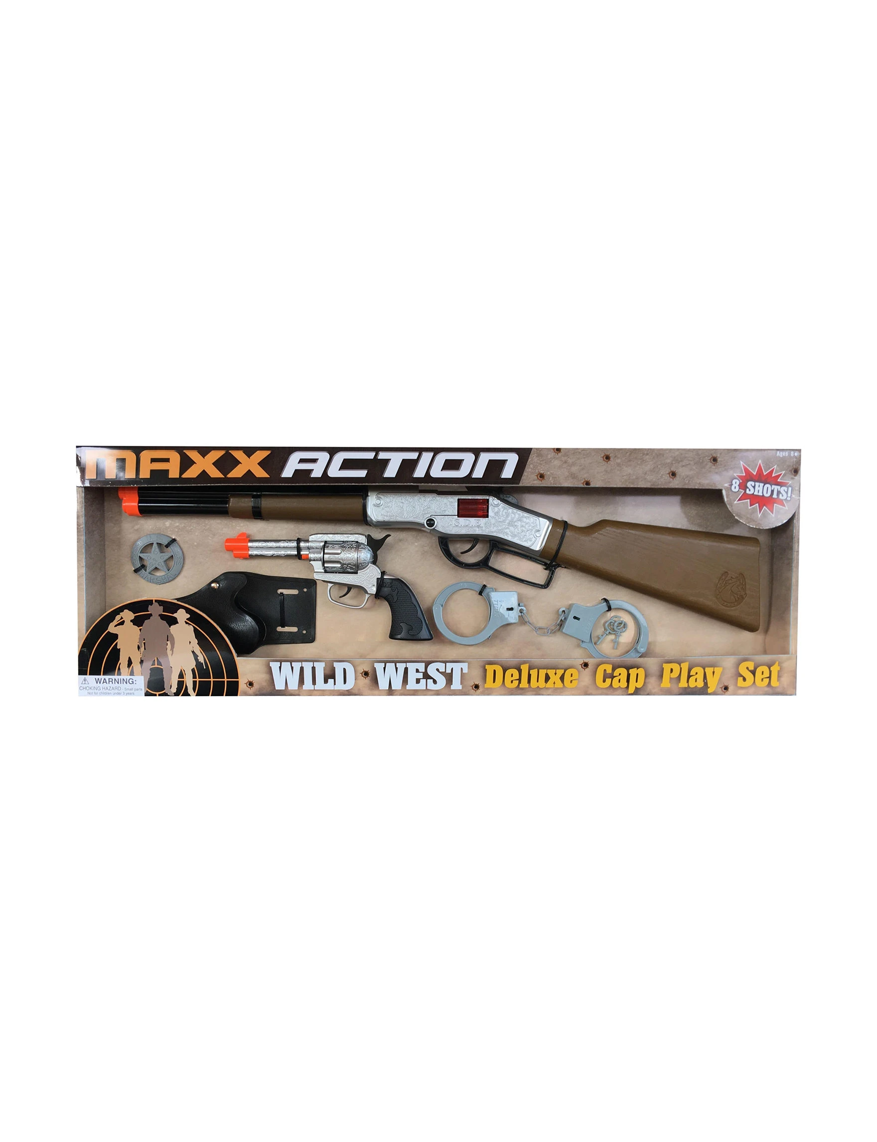 6-piece Wild West Deluxe Play Set With Pistol And Accessories