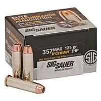 Elite Performance V-crown Handgun Ammo - .357 Magnum - 125 Grain - 20 Rounds