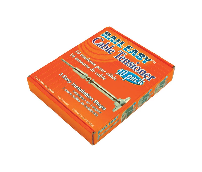 Atlantis Rail System RailEasy 5/32 In. Dia. Stainless Steel Cable Tensioner (10-Pack)