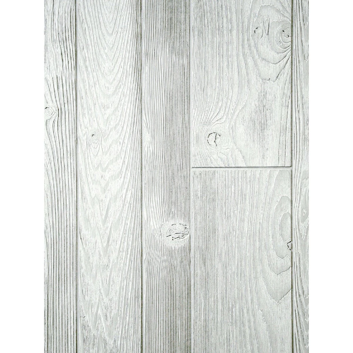4 Ft. X 8 Ft. X 1/4 In. White Woodgrain Homesteader Wall Paneling - Model 170