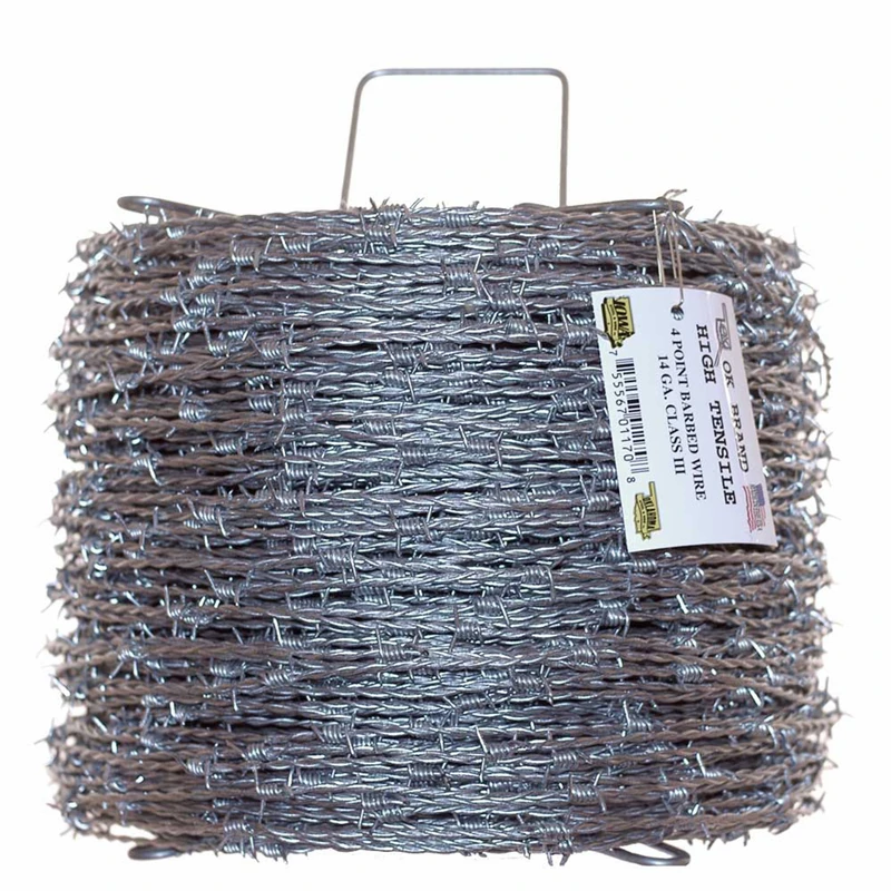 Barbed Wire Steel 15.5 Gauge 5 Inch 1320 Feet Length