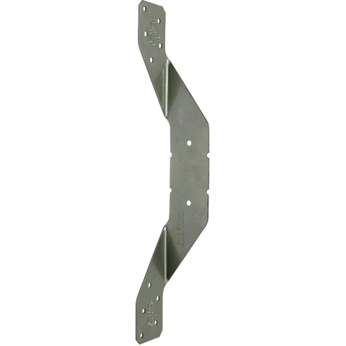 H2az Z-max Hurricane Tie, 18 Gauge Galvanized Steel