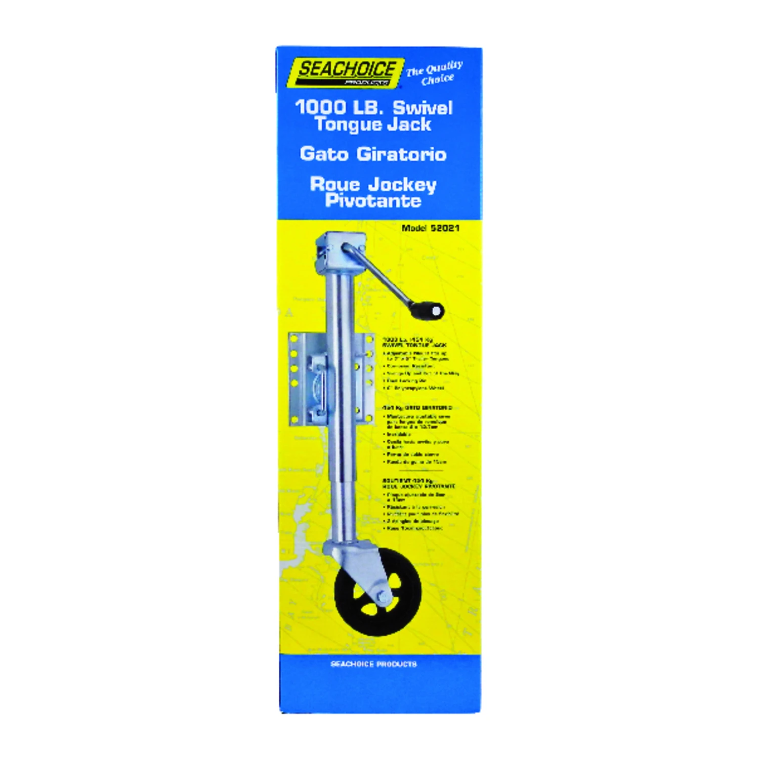 Steel Trailer Jack 1000 Lb Capacity Model 52021