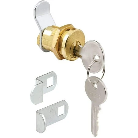 Defender Security S 4648 Mail Box Lock 3 Cams 5 Pin Brass Plated Pack of 1