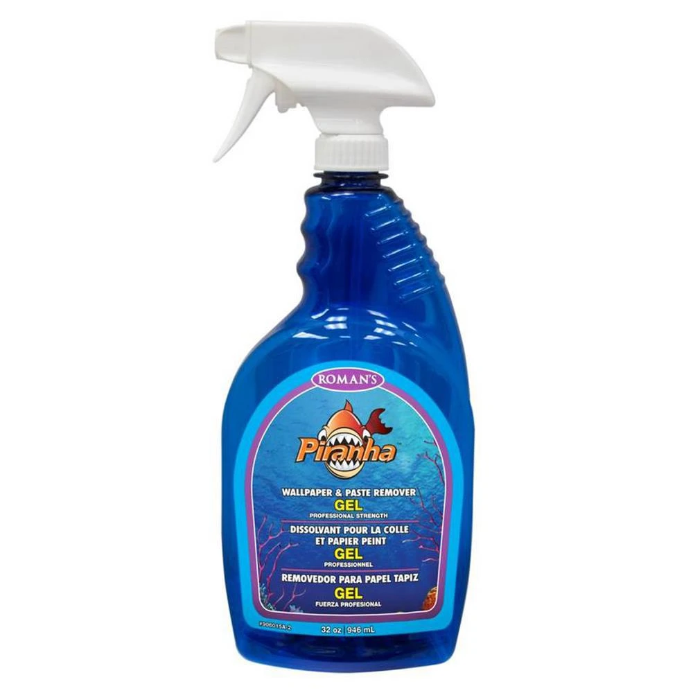 Piranha 32 Oz. Gel Paste Remover With Sprayer For Wallpaper Removal