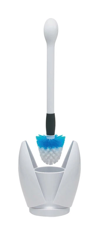 Good Grips Toilet Brush And Canister Set In White - Model 36181