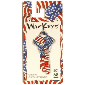 Flag Key Blank #68 For Sc1 Locks