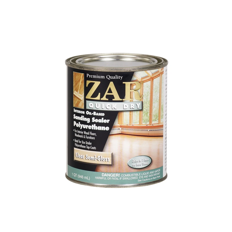 Zar Quick Dry Semi-gloss Clear Oil-based Polyurethane Sanding Sealer 1 Quart