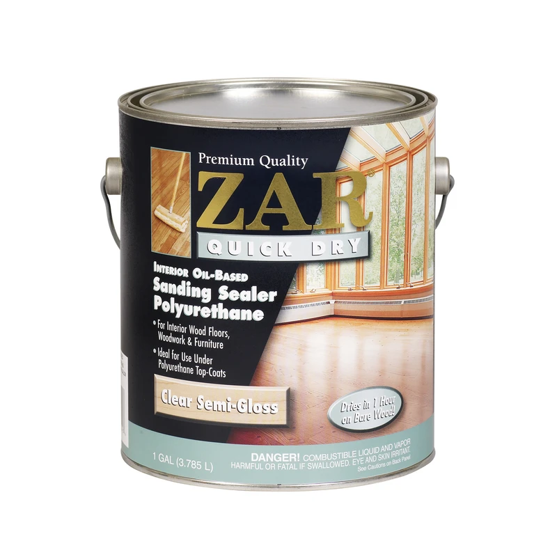 20413 Quick Dry Semi-gloss Clear Oil-based Sanding Sealer 1 Gallon Canister