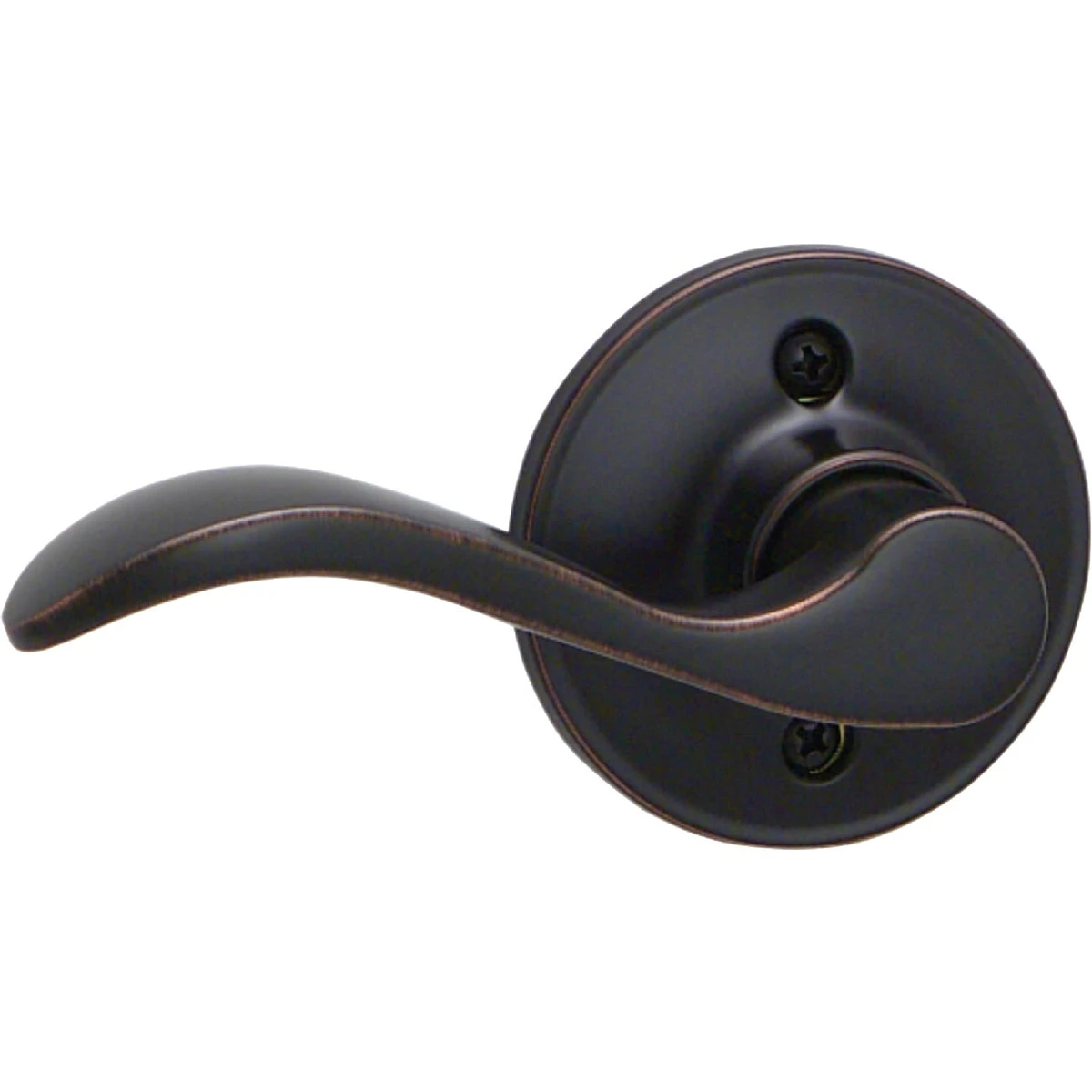 Dexter Aged Bronze Seville Passage Door Lever - Adjustable Backset, Grade 3 Security