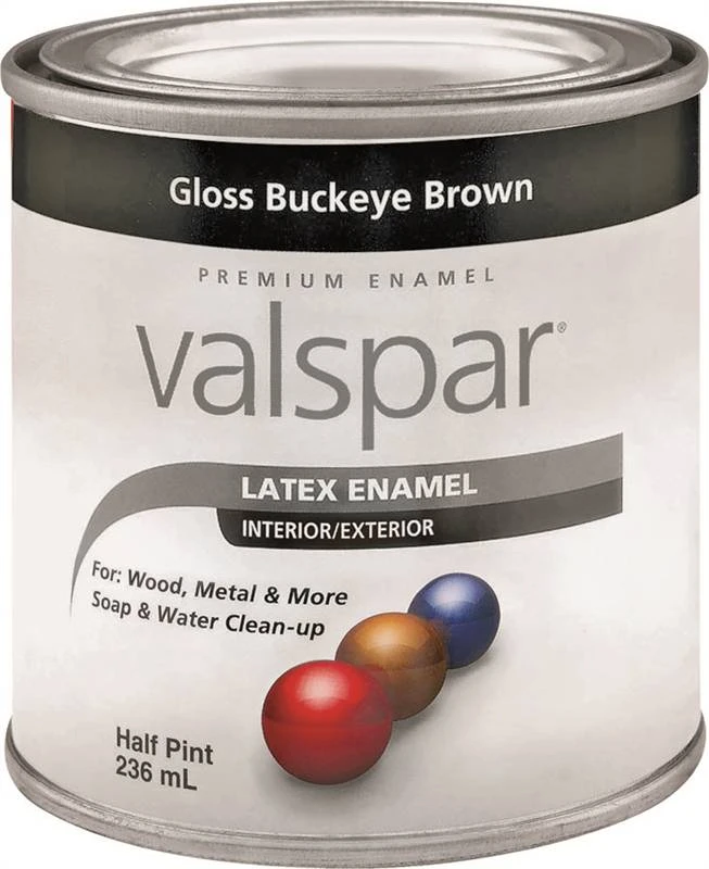 65000 Series Premium Enamel Spray Paint, Gloss Buckeye Brown, 0.5 Pint