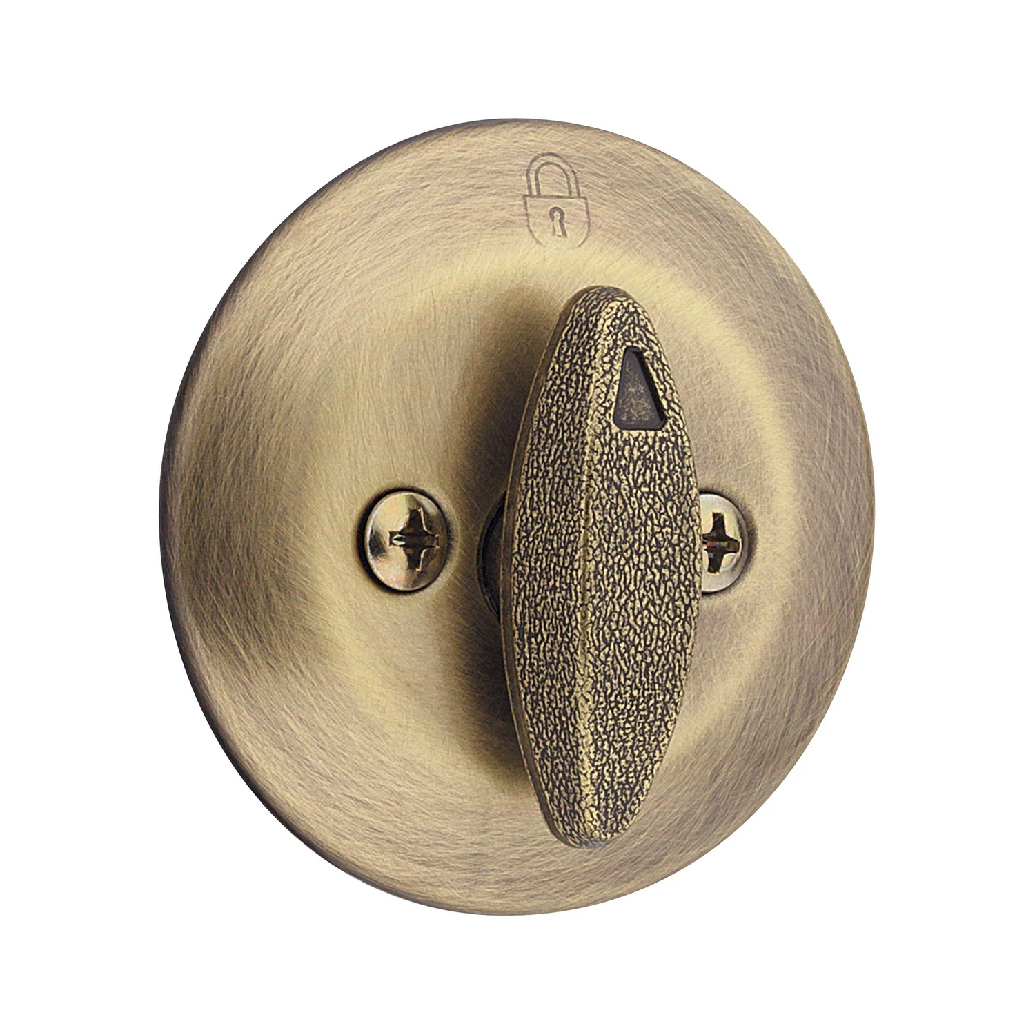 Plus Antique Brass Single Sided Deadbolt Model 663 5 Cp