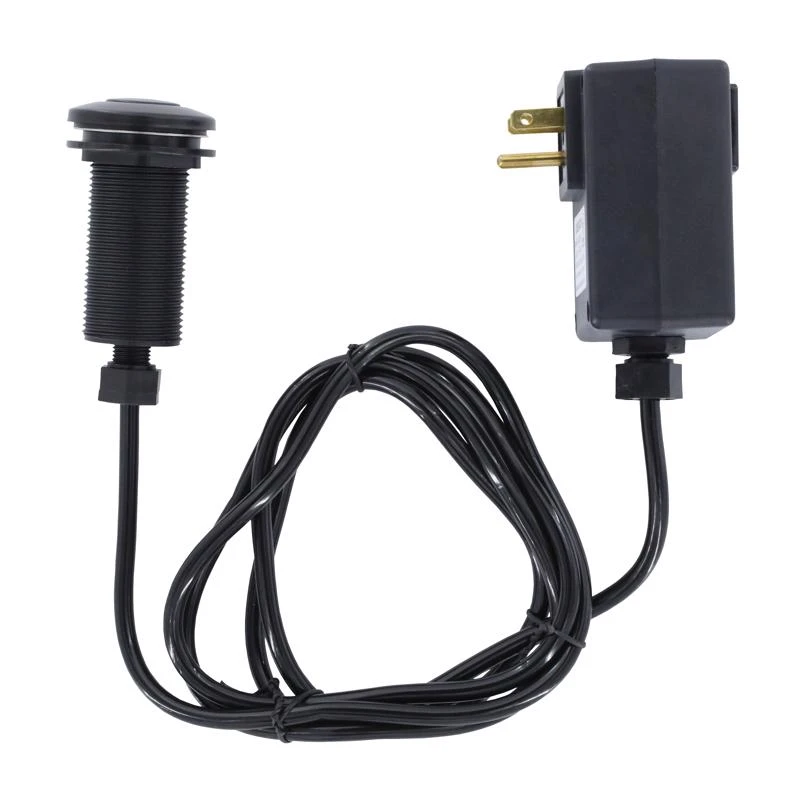 Danco Top Mount Air Switch For Garbage Disposals With Matte Black Button