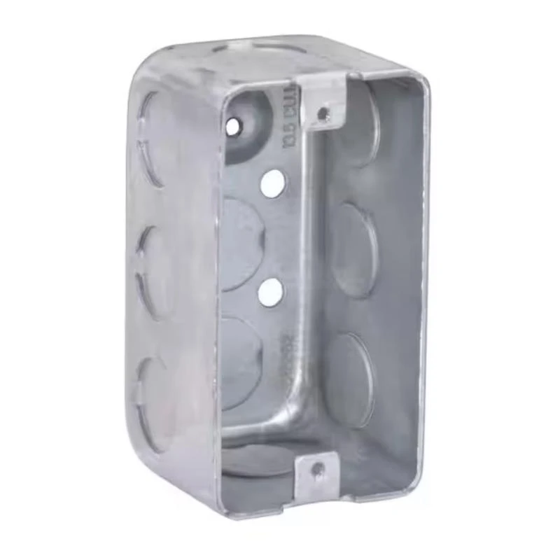 ELCTRCL BOX STL RTNGL 4"